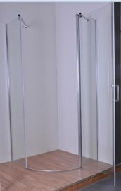 Singole recinzioni della doccia del quadrante della porta a battente con il doppio pannello fisso