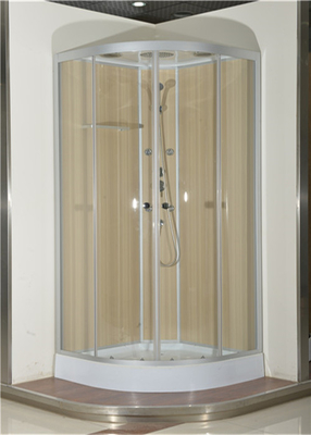 Cabina della doccia con il vassoio acrilico bianco 900*900*2150cm silive   alluminio