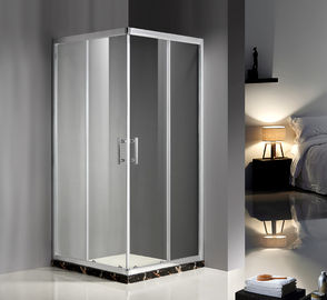 Recinzione conveniente della doccia della porta di vetro di scivolamento di comodità, recinzioni di vetro per le docce