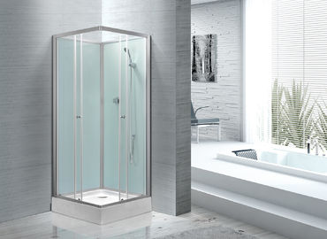Corridoi di forma fisica cabina di vetro della doccia 800 x 800 con la struttura di alluminio d'argento