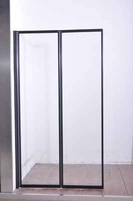 nero   Diapositiva della porta di vetro 1200X1950mm della doccia temperata 6mm